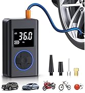 Tire Inflator Portable Air Compressor, Air Pump for Car, 150PSI Portable Tire Inflator, Mini Bike...