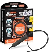 DrainShroom Drain Snake Auger, 36 Inch, Power Drill Attachment, Hair Clog Remover for Bathroom Si...
