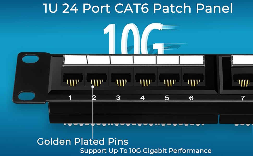 24 port ethernet patch panel