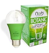 NorbBOTANIC A19 - 9W LED Grow Light with Unique, High-Intensity and Research-Proven Full Spectrum...