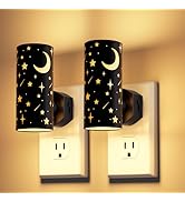 DALUXshop LED Night Lights Plug into Wall, 2-Pack 3000K Bright Plug in Nightlights, Dusk-to-Dawn ...