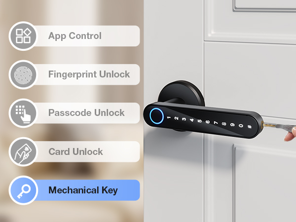 fingerprint doorknob