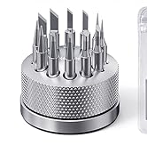 HANGLIFE 900M Soldering Iron Tips with Tip Holder for Hakko, Yihua, Atten, Quick, Ryobi, and More...