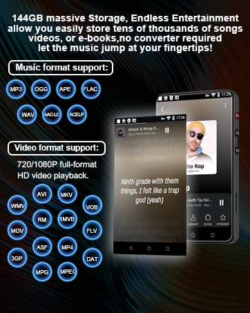 144GB large capacity music player