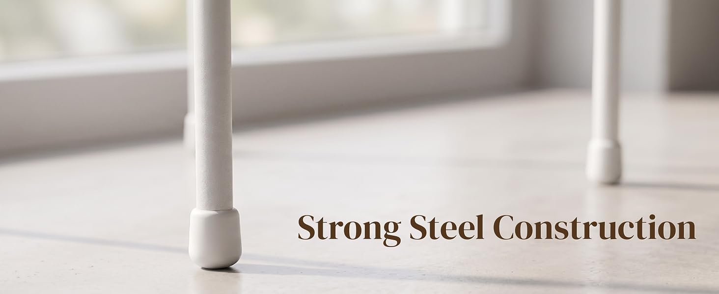 Sturdy Metal Shelf Risers - Double Your Counter Space