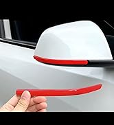 SXunacou Tesla Model Y External Side View Mirror Anti-collision Strip Anti Scratch Strip Patch Y-...