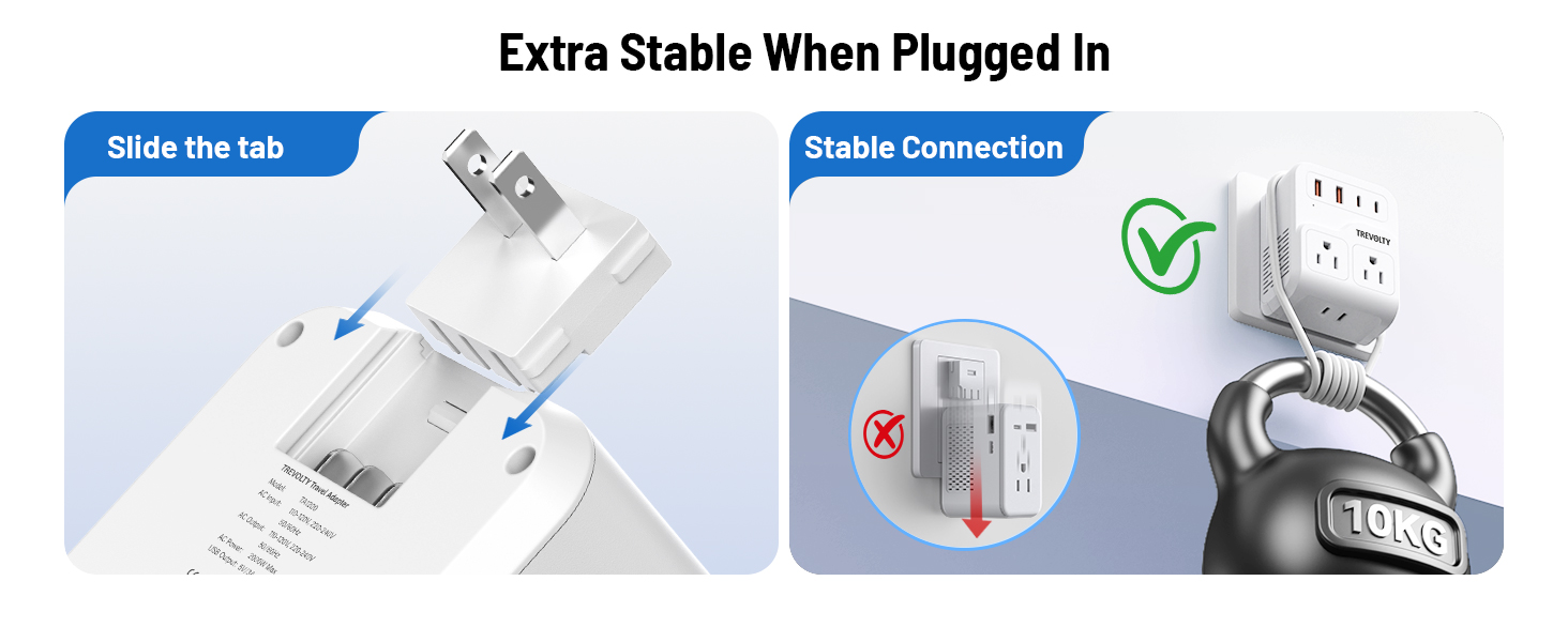 2000W European Travel Plug Adapter