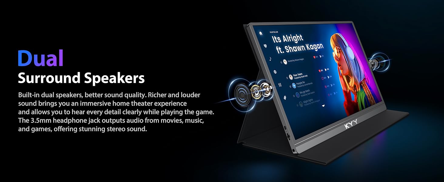 KYY portable hdmi monitor