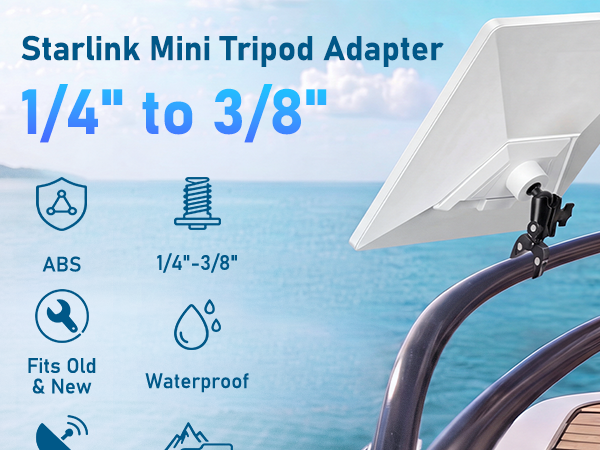 Starlink Mini Tripod Adapter 1/4&amp;#34; to 3/8&amp;#34;