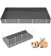 Funfurry Waterproof Guinea Pig Cage Liner,Washable Tarp Bottom Base,Cage Liners for Small Animals...