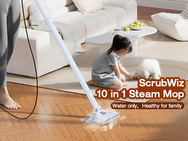ScrubWiz Steam mop cleaner