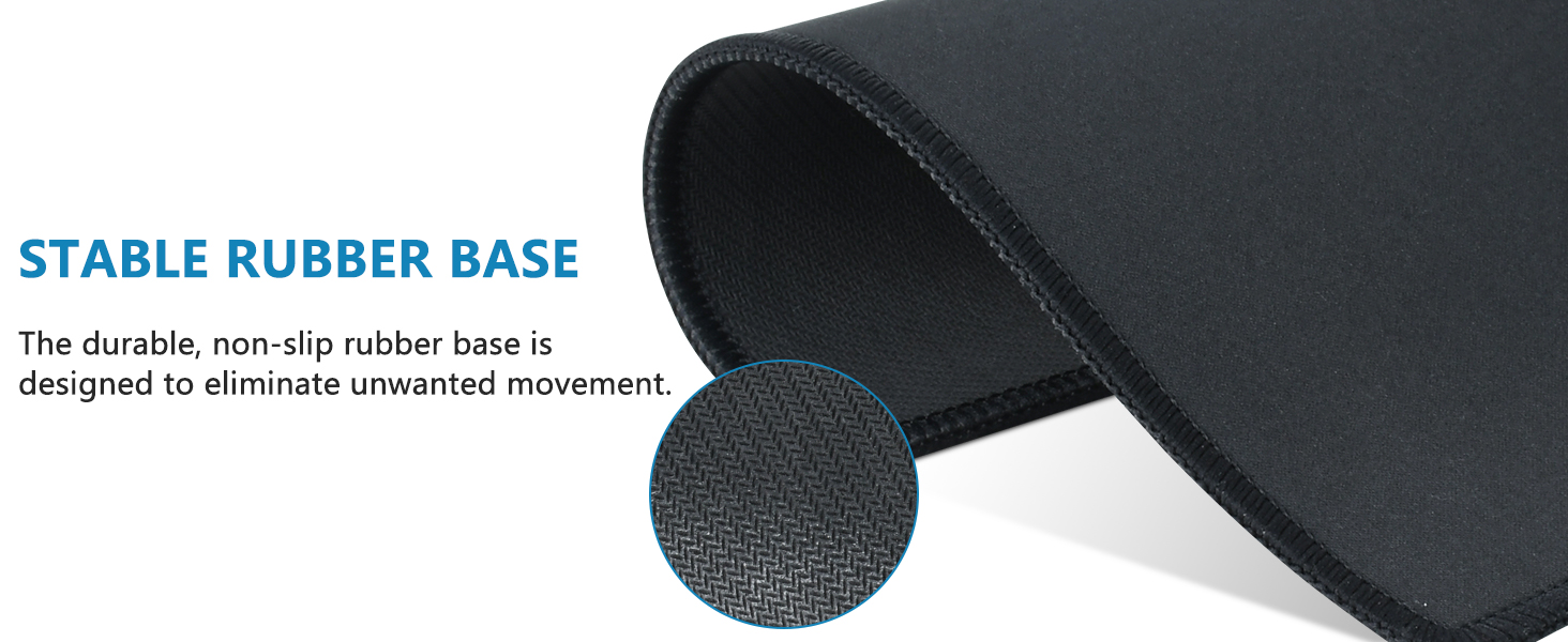 BLACK MOUSE PAD