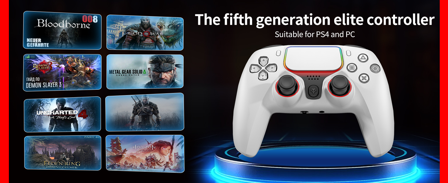 Elite controller compatible with PS4 snd PC
