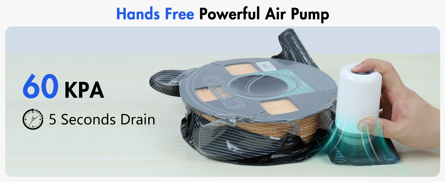 vacuum bags for filament spools