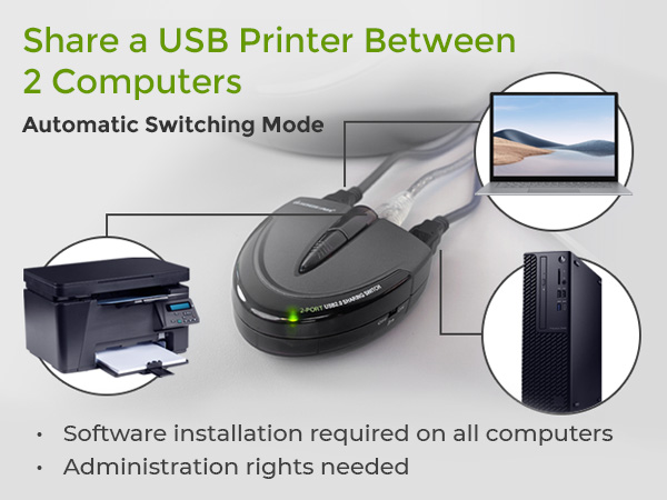 Automatic Switching Mode - Printer