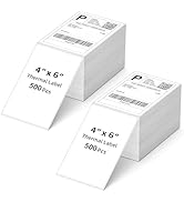 Anycash Genuine 4" x 6" Direct Thermal Shipping Label, Fanfold Labels Compatible with Anycash and...