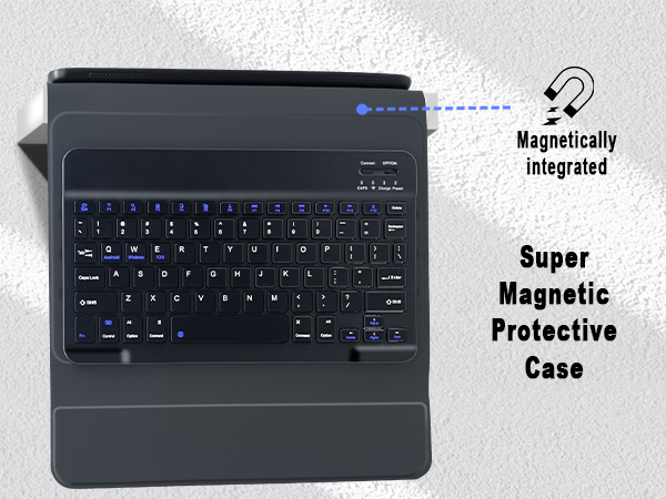 Google Pixel 11 Tablet Keyboard Case Black - 14
