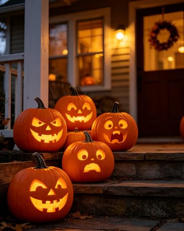 decorative pumpkin for porch