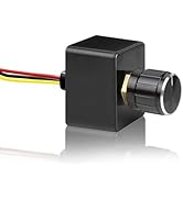 Obeaming Aluminum 12V Dimmer Switch 6A RV Dimmer Switch High Side PWM LED Rotary Dimmer for for R...