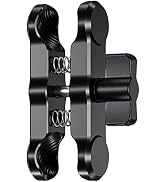 BRCOVAN Aluminum Alloy Double Socket Arm Medium Arm Compatible with RAM Mounts B Size 1" Ball Com...