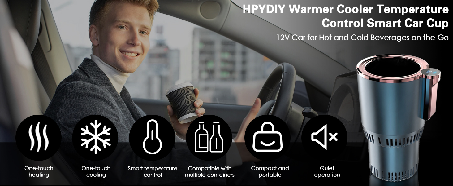 double cup cooler for car