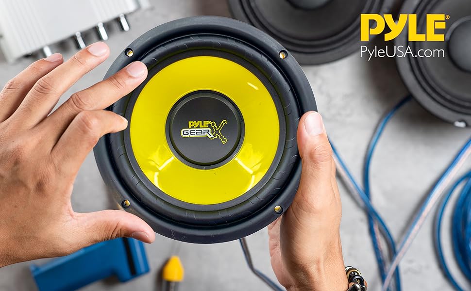 Pyle 6.5 Inch Mid Bass Woofer Sound Speaker System - Pro Loud Range Audio