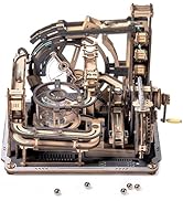 Wowood 3D Puzzles for Adults, Electric 3D Puzzle Marble Run, Marble Spaceport, Wooden Model Build...