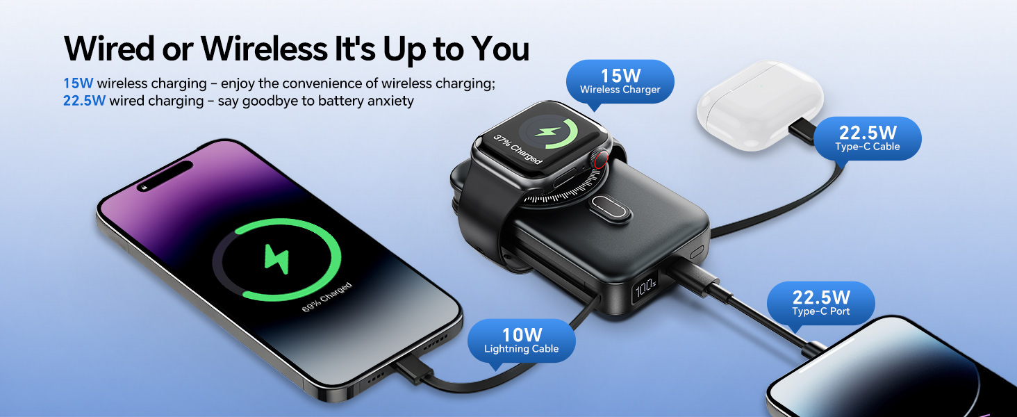 22.5W PD Fast Charging Battery