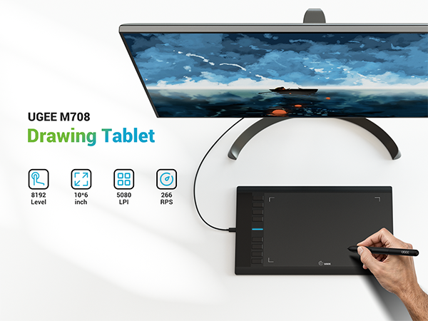 M708 drawing tablet