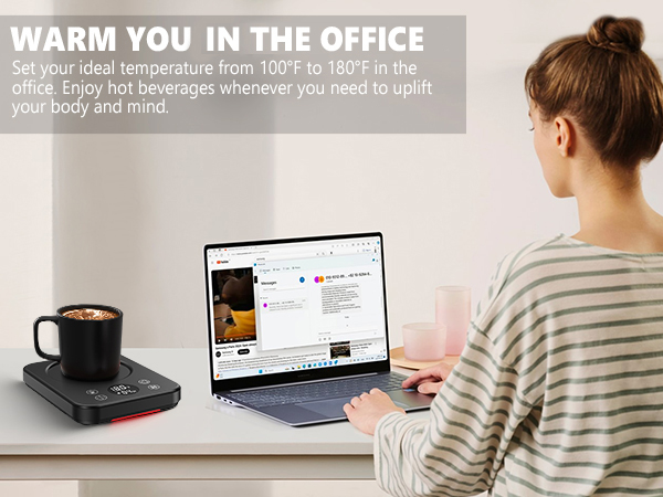 Coffee heater for desk