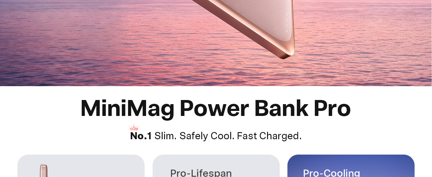 Fast MagSafe Battery, 34% Faster Charge, 2000 Cycles Life,Durable Power Bank, Long Lasting Battery.
