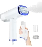 Handheld Travel Steamer for Clothes - Portable Foldable Steam Iron Hand Held, Strong Steam Remove...