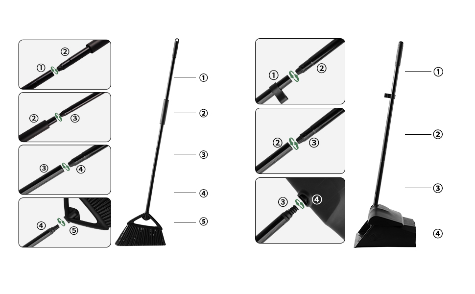 Broom and Dustpan Combo Install
