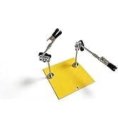 Magnetic Helping Hands Soldering Tool with Steel Base, Adjustable Joint Clamp, PCB Holder, Third ...