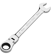 Jetech 19mm Flex-Head Ratcheting Combination Wrench, Premium Industrial Grade Spanner, 72-Tooth C...