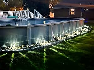 solar pool lights outdoor