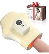 Comfytemp Hand Massager with Heat and Compression, Cordless Fingers, Palm and Wrist Massage Machi...