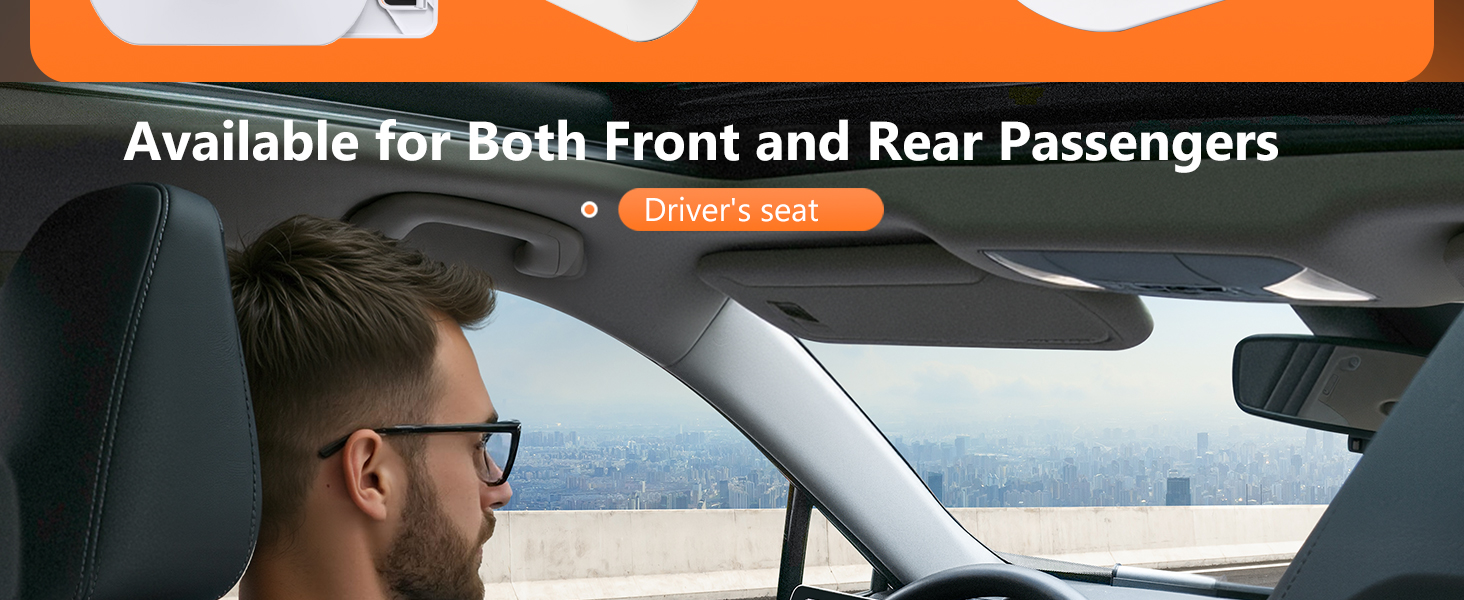 Car Seat Tray Table, Rotatable Travel Tray for Kids/Adults
