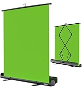 EMART Upgrade Green Screen, 61x72in Collapsible Chroma Key Panel for Background Removal, Portable...