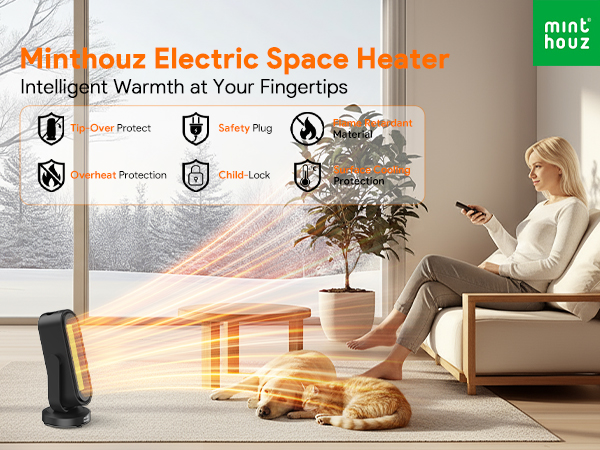 1500W Space Heater Minthouz Winter gift