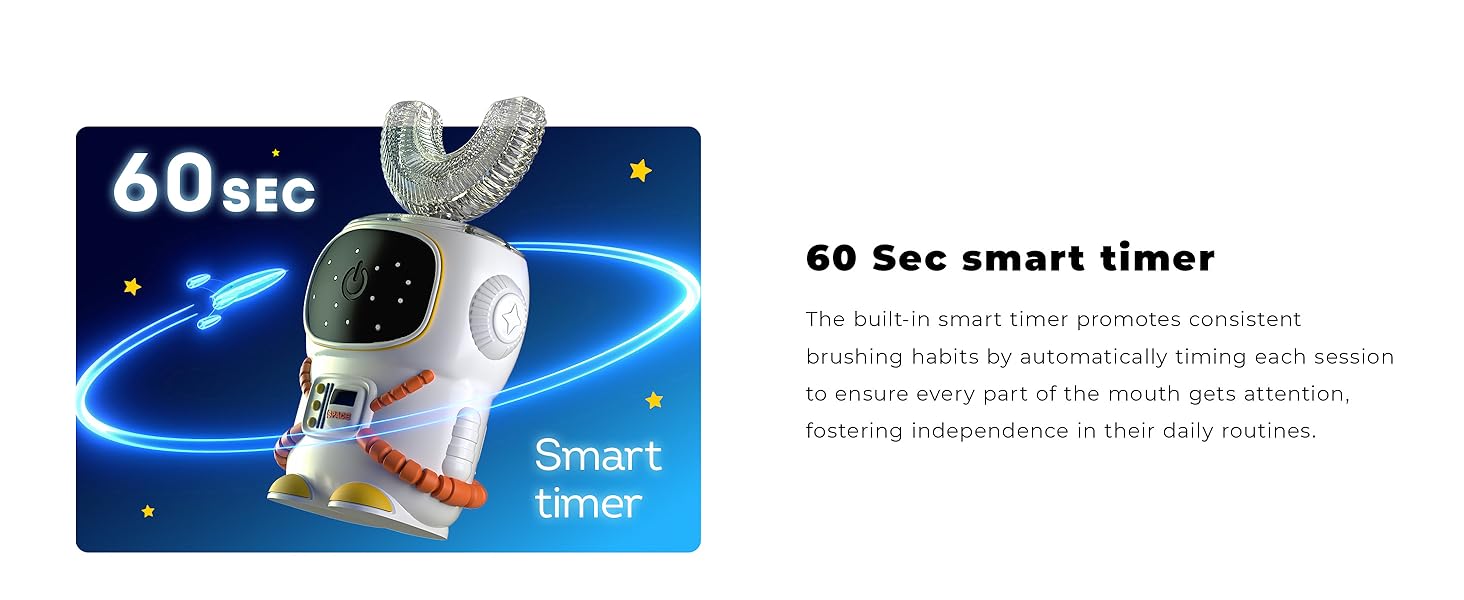 kids u shaped electric toothbrush