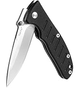 Harita Pocket Knife Folding Knife EDC, Sharp Rust Resistance, 2.76 inch 8Cr13MoV Straight Edge Bl...