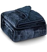Super Fuzzy Soft Sherpa Fleece Weighted Blanket, 15 lbs Dual Sided Fluffy Heavy Weighted Blankets...