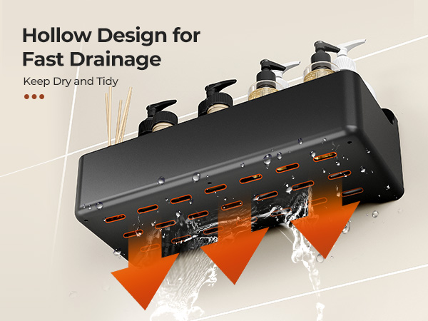 Orimade Shower Caddy 3-Pack, No-Drill Adhesive Shelves for Bathroom ?