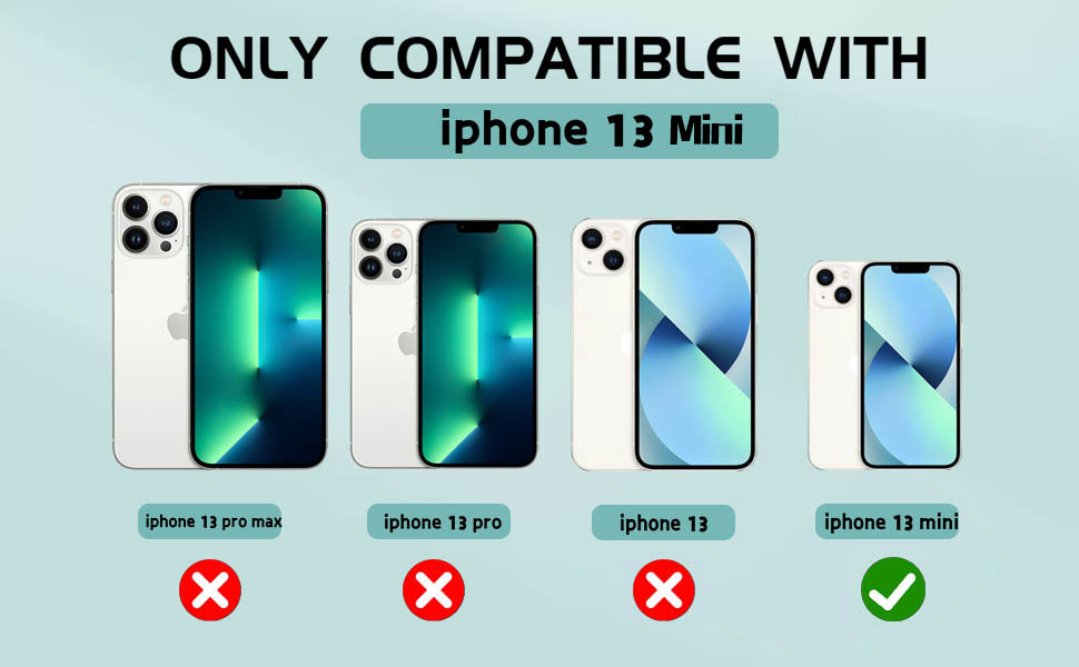 ankofave Magnetic case for iPhone 13 Mini Phone Case for Women, Matte Luxury Soft Metallic