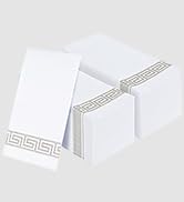 200 PACK Guest Towels Disposable Bathroom, Decorative Bathroom Napkins, Soft and Absorbent Dispos...