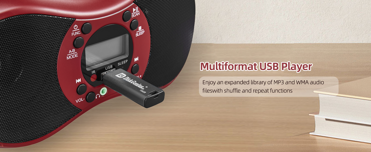 Portable CD Player Boombox