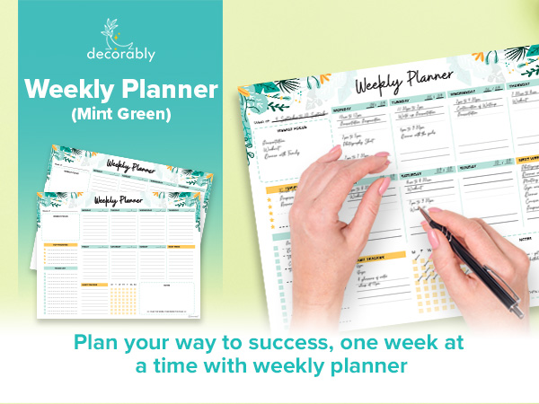 to do list notepad weekly