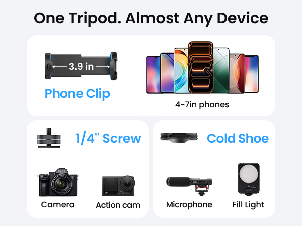 cell phone tripod stand