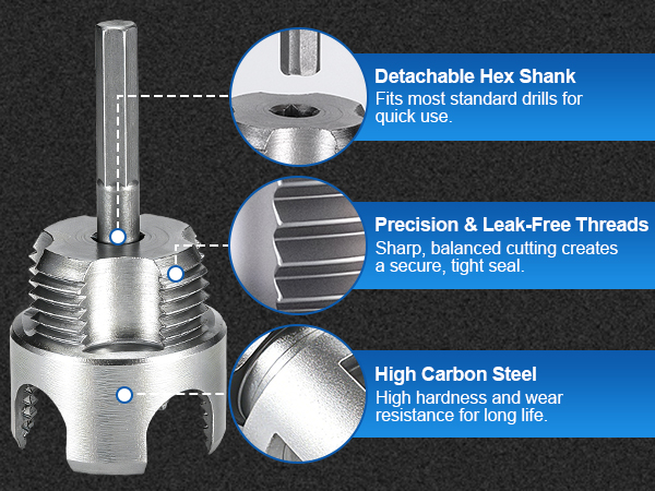 pvc threading tool